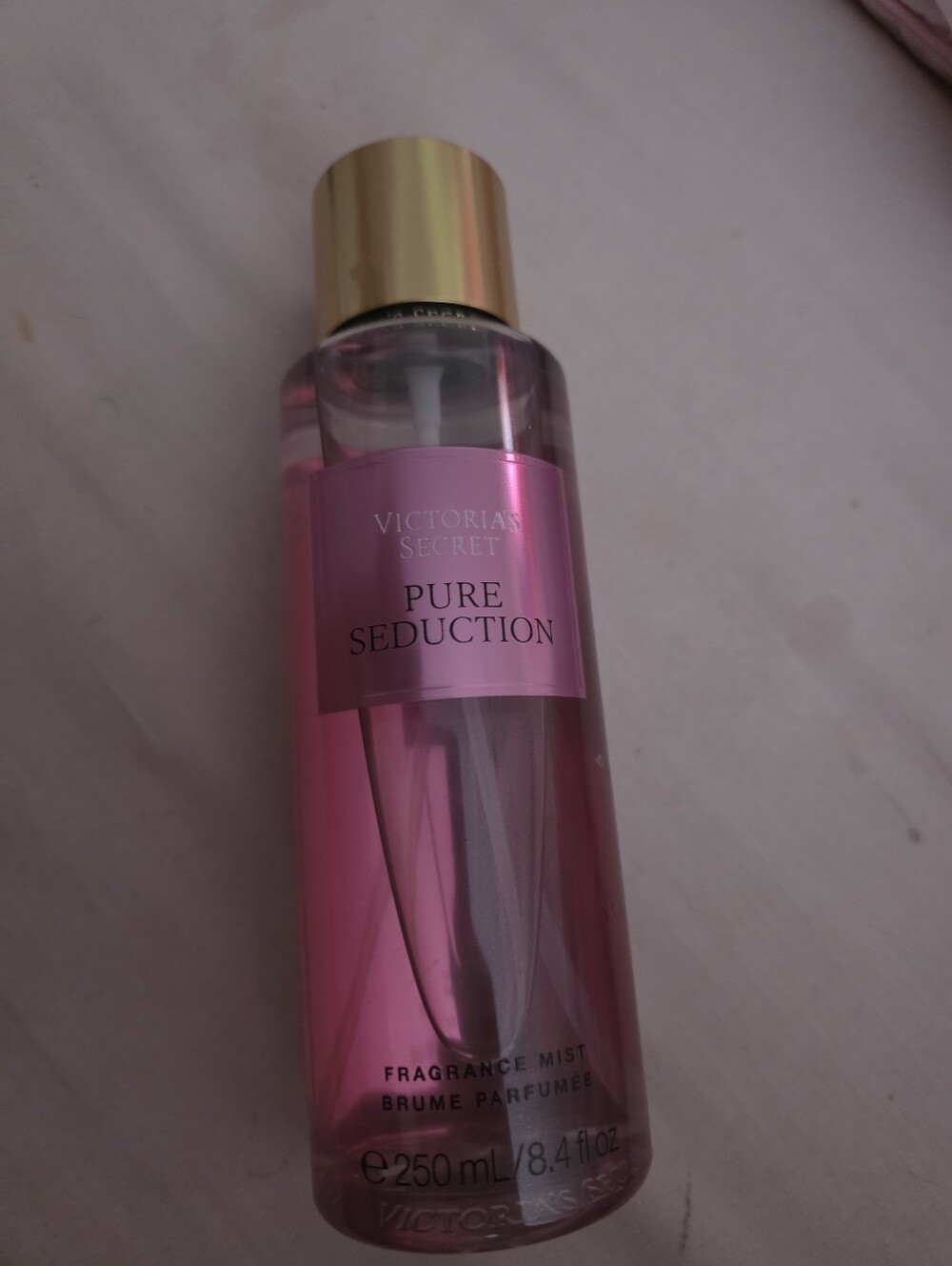 Victoria Secret Pure Seduction Fragrance Mist Bottle